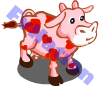 Red Heart Cow