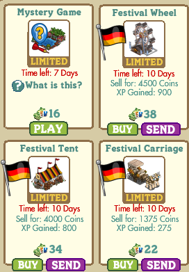 German Cash Items