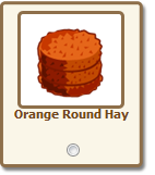 Orange Round Hay