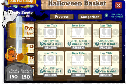 Halloween Basket popup