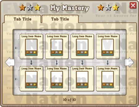 Orchard Mastery screen (updated version)